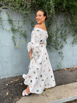 Alemais Hera Top and Skirt Set Print Size 8 for rent on The Volte - image 3