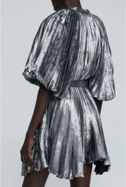 Acler The Preston Dress in Gunmetal Size 12  for rent on The Volte - image 3