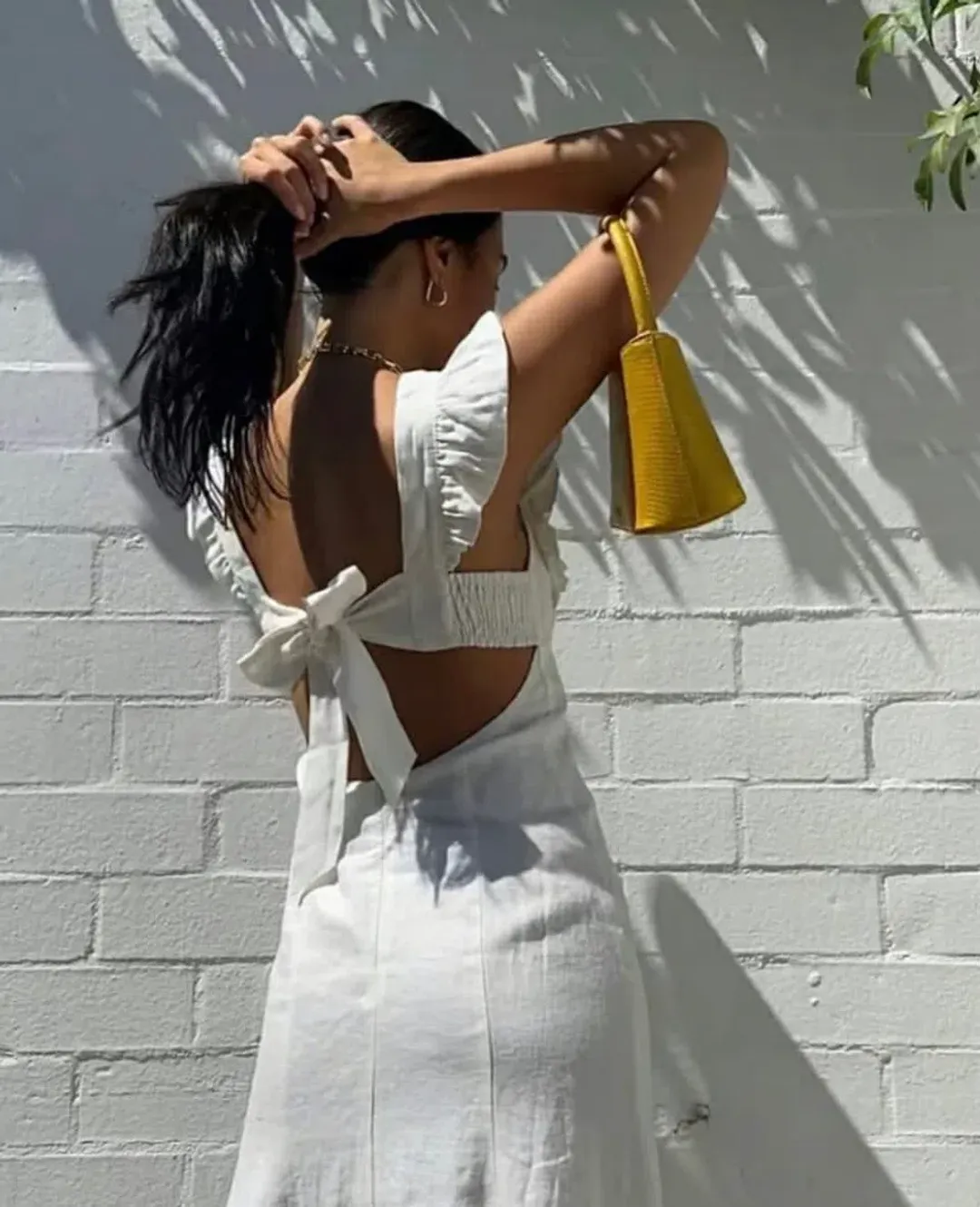 Hansen & Gretel Mimosa Dress White Size 8 for rent on The Volte - main image