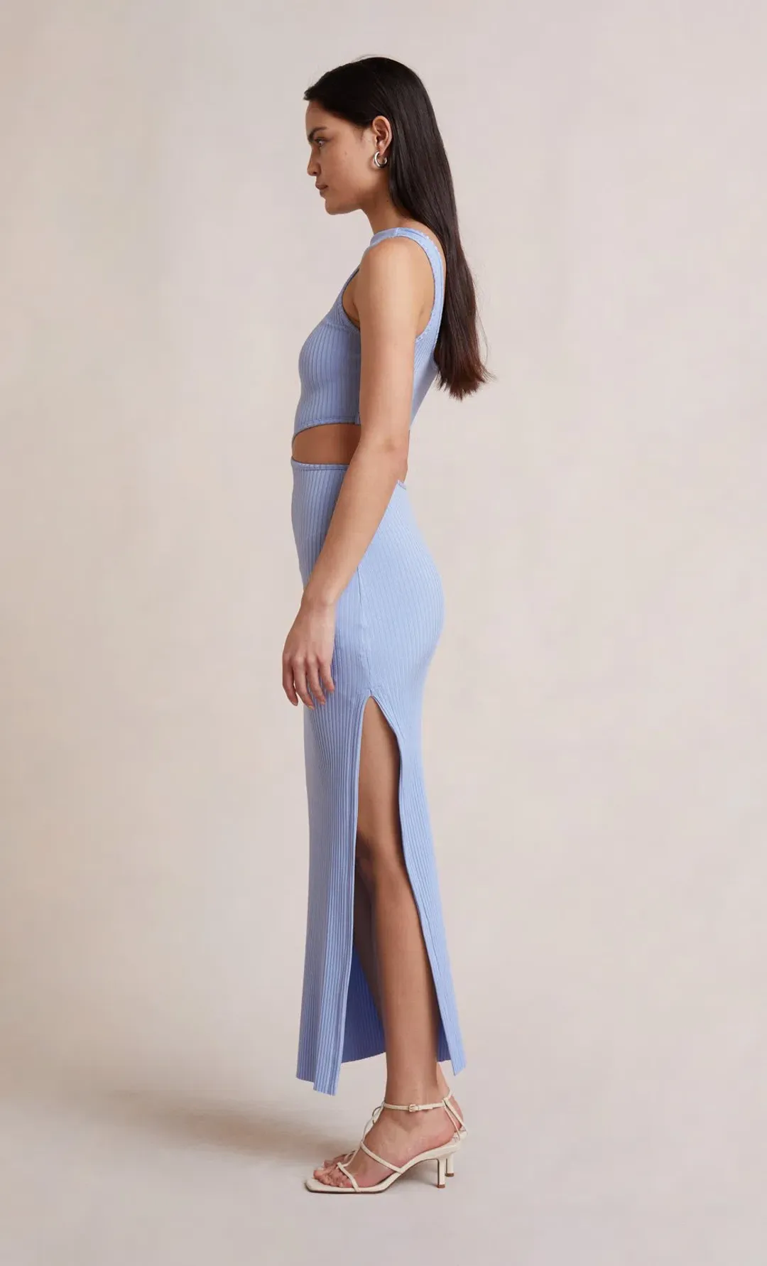 Bec & Bridge Reba Midi Dress Cornflower Size 8 for rent on The Volte - main image