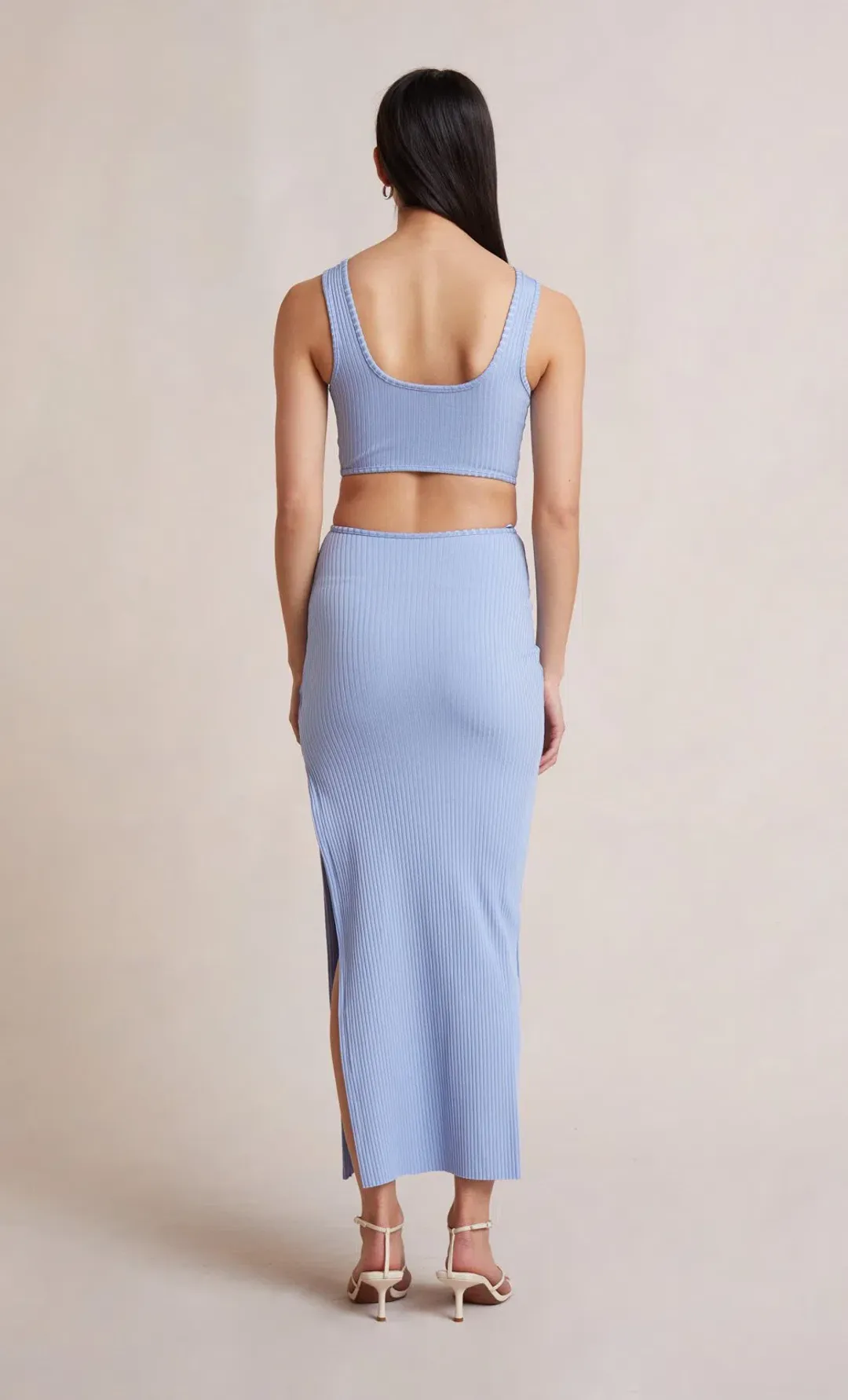 Bec & Bridge Reba Midi Dress Cornflower Size 8 for rent on The Volte - main image