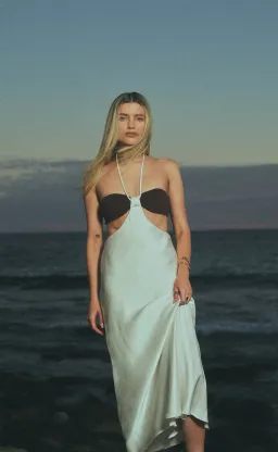 Bec & Bridge Nadia Cut Out Dress Ivory/Chocolate Size 10  for rent on The Volte - image 5