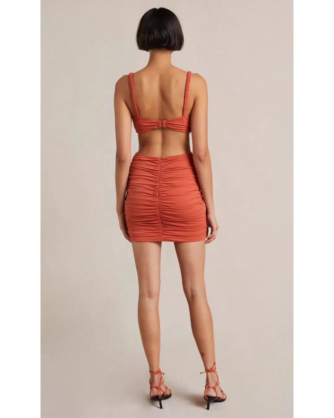 Bec & Bridge Lena Mini Dress Paprika Size AU 10 for rent on The Volte - main image