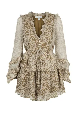 Shona Joy Claudette Mini Dress Print Size 10  for rent on The Volte - image 5