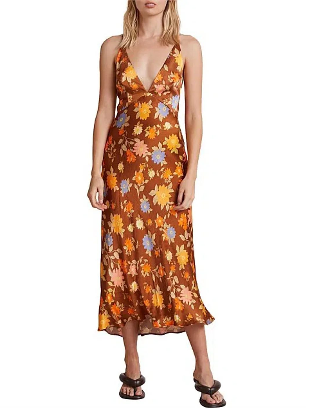 Bec & Bridge Valentina Midi Dress Print Size 8 for rent on The Volte - main image