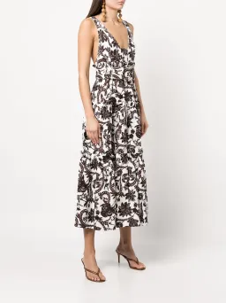 Shona Joy Dahlia Tiered Midi Dress Print Size 8 for rent on The Volte - image 2