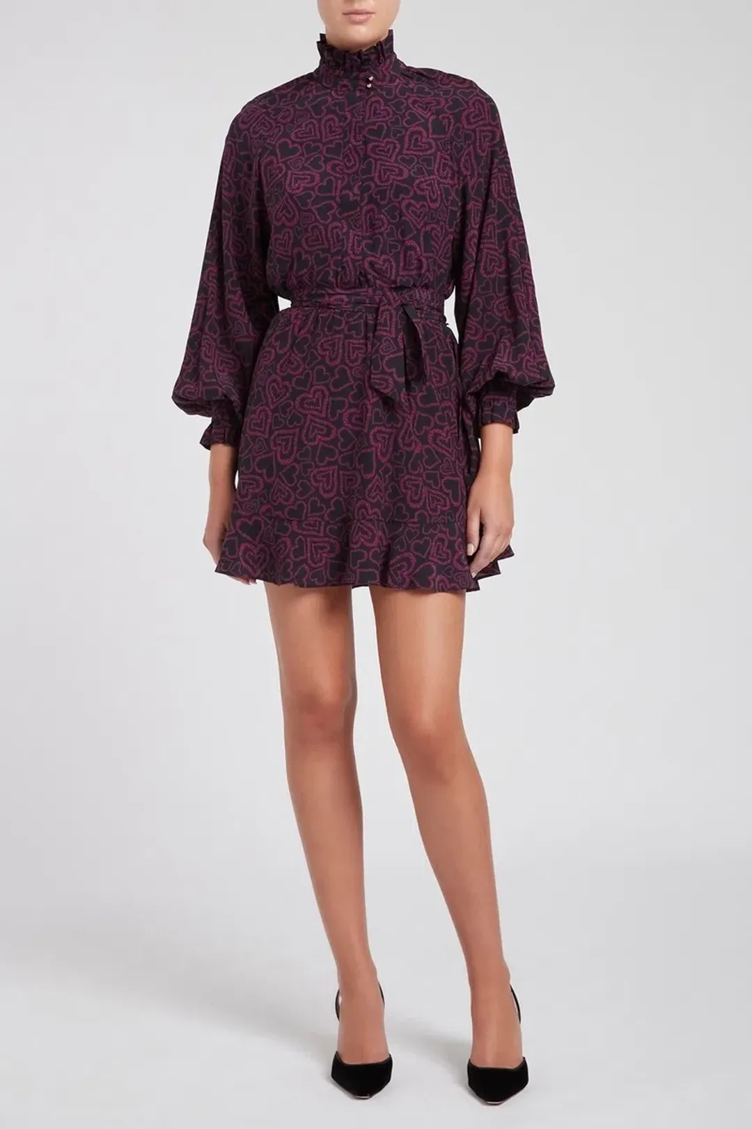 Rebecca Vallance Mazie Mini Dress Print Size 10 for rent on The Volte - main image