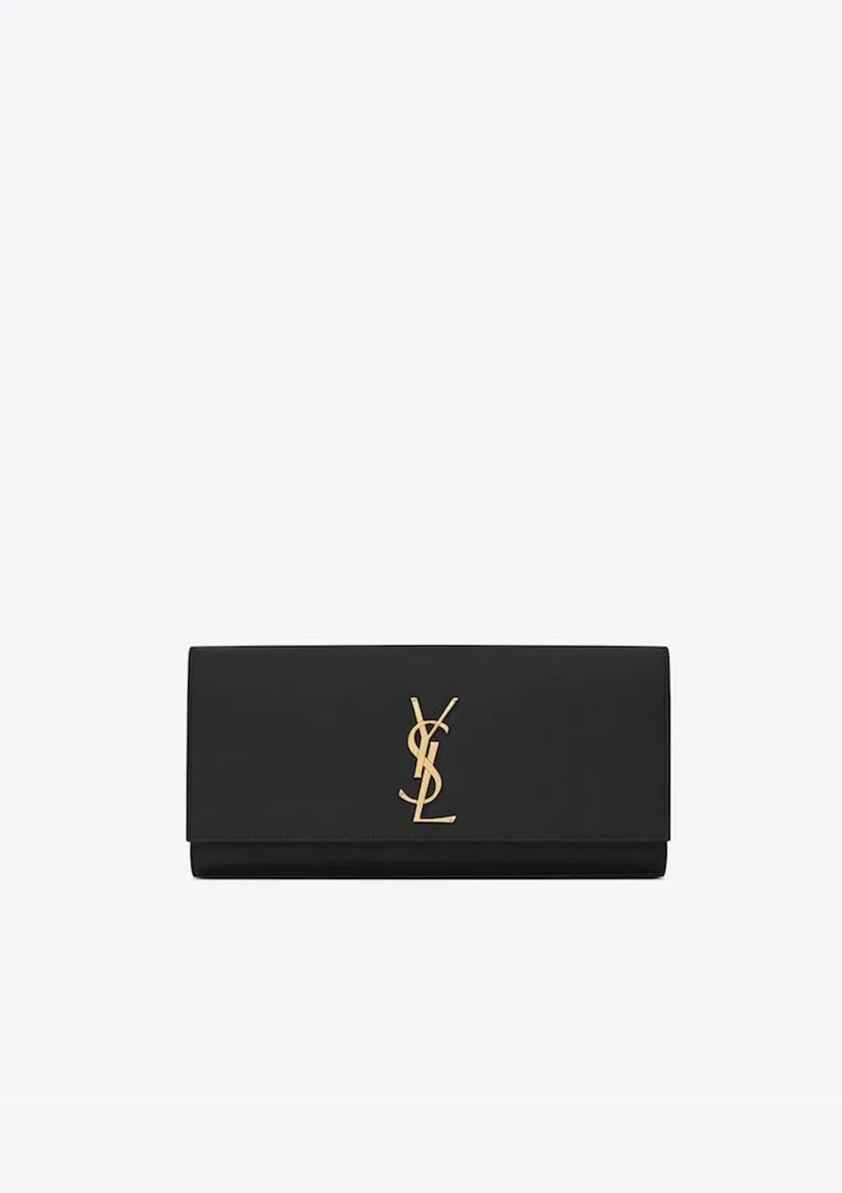 Saint Laurent Kate Leather Clutch Black for rent on The Volte - main image