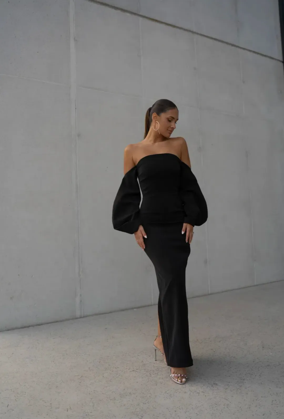 Bianca and Bridgett Honey Dress Black Size 6 for rent on The Volte - main image