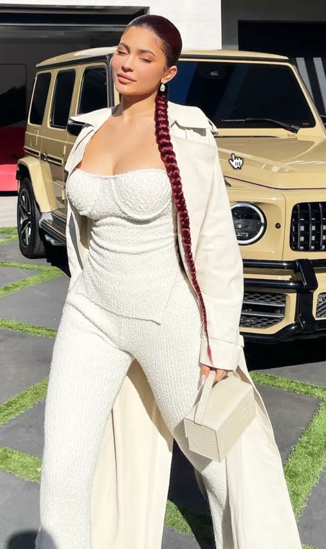 Helmut Lang Ribbed Bustier and Flare Pant Set Size XS for rent on The Volte - main image