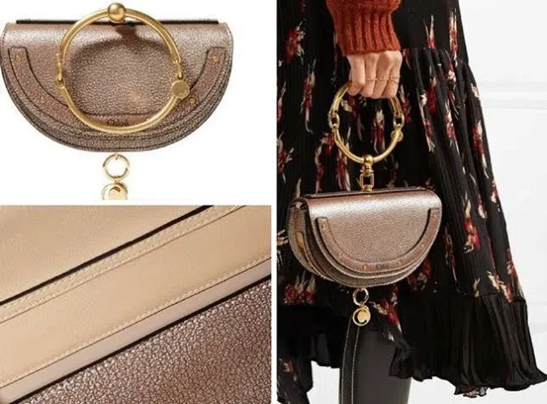 Chloè Nile Bracelet Mini Bag Gold for rent on The Volte - main image