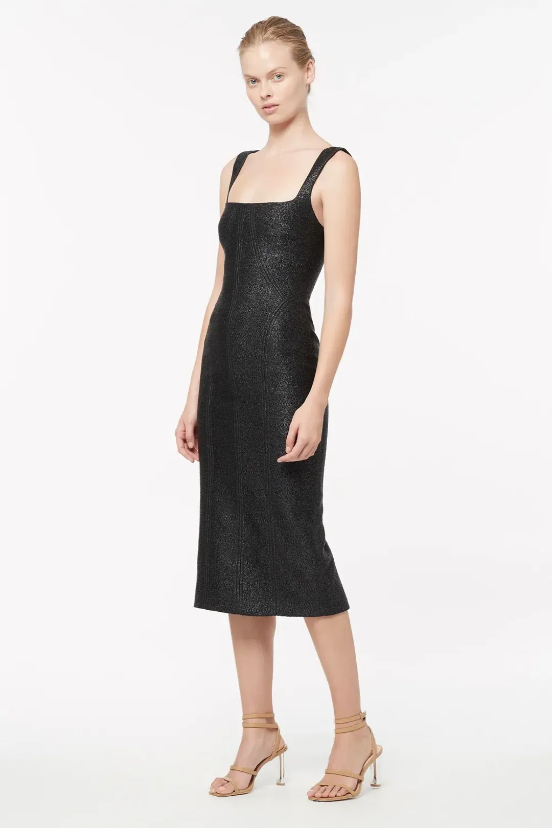Manning Cartell Neo Classic Midi Dress Black Size 6 for rent on The Volte - main image
