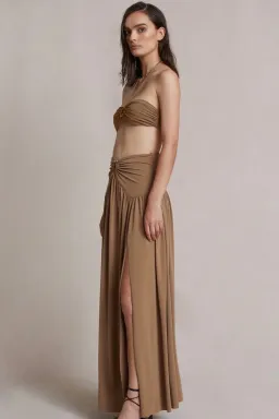 Bec & Bridge Vixen Maxi Skirt Sepia Size 16  for rent on The Volte - image 2