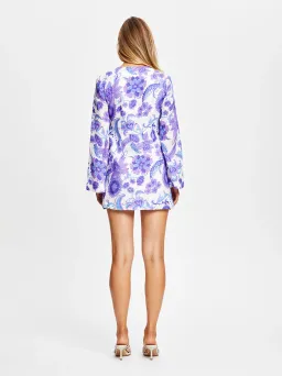 Alice McCall Blueberry Nights Dress Jacaranda Print Size 6 for rent on The Volte - image 2