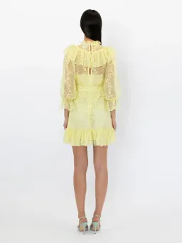 Alice McCall Love My Way Mini Dress Lemon Yellow Size 6 for rent on The Volte - image 2