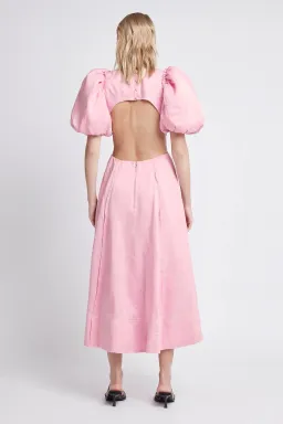 Aje Serendipity Cut Out Dress Musk Pink Size 14 for rent on The Volte - image 2