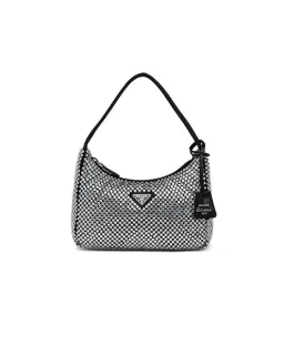 Prada Crystal Re Edition Bag Black for rent on The Volte - image 3