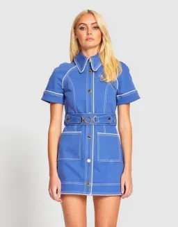 Alice McCall Saturdays Mini Dress Blue Size 8 for rent on The Volte - image 2