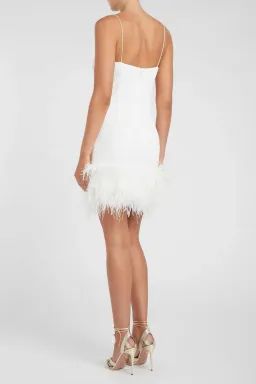 Rebecca Vallance Sylvie Mini Dress White Size 8 for rent on The Volte - image 2