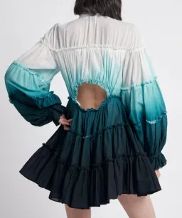 Aje Cosmos Cut out Mini Dress Print Size 10 for rent on The Volte - image 2