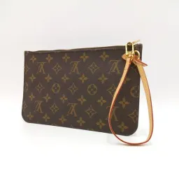 Louis Vuitton Neverfull Pouch Brown for rent on The Volte - image 3