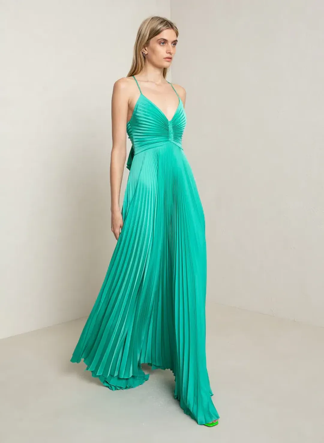 ALC Aries Dress Viridian Green Size 0 for rent on The Volte - main image