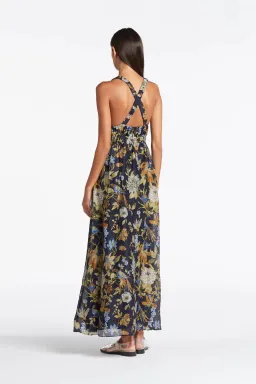 Sir the Label Lilian V Neck Gown Print Size AU 10 for rent on The Volte - image 2
