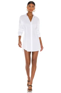 OW Collection White Ella Shirt Dress White Size M/AU 10 for rent on The Volte - image 1