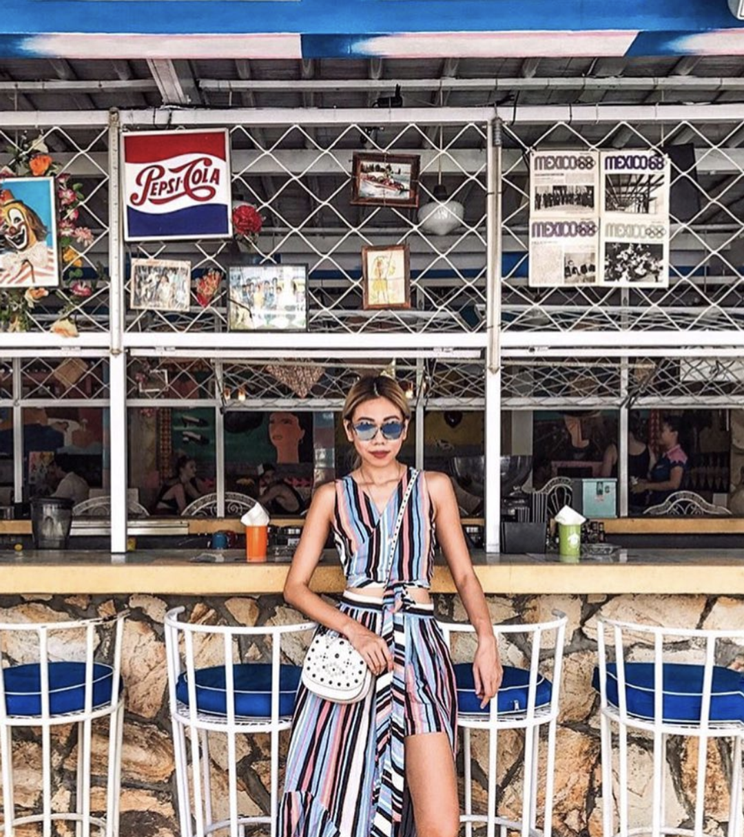 Steele Harlequin Stripe set for rent on The Volte - main image