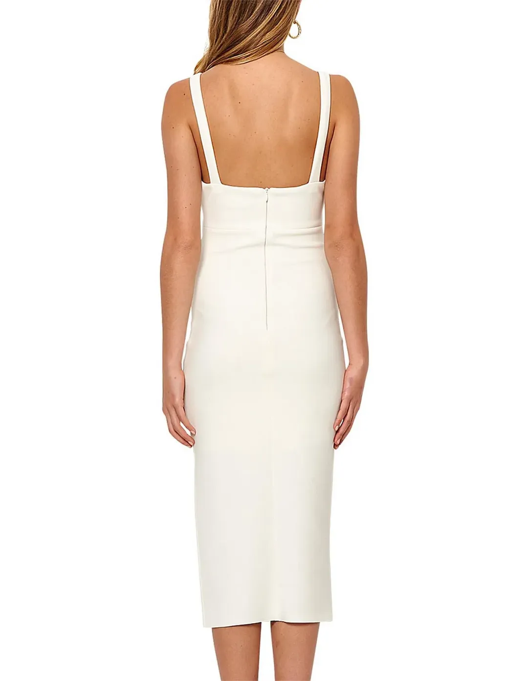 Bec & Bridge Bon Marche Cut Out Midi Dress White Size 8 for rent on The Volte - main image