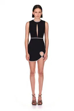 Nicola Finetti Carla Mini Dress Black Size 6 for rent on The Volte - image 1