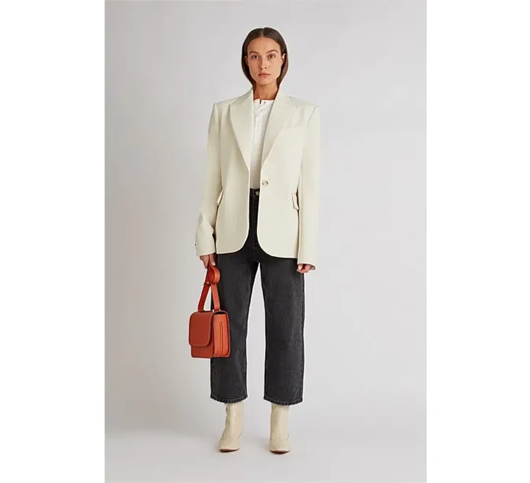 Camilla and Marc Amaia Blazer in Ecru Size 10 for rent on The Volte - main image
