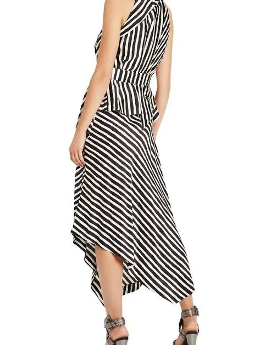 Sass and Bide Palais Stripe Dress Print Size 12 for rent on The Volte - main image
