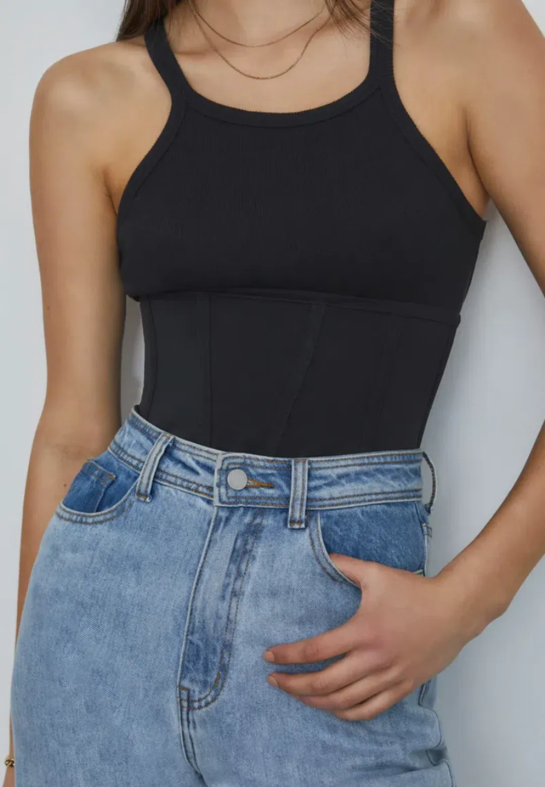 Viktoria and Woods Sistine Corset Black Size 8 for rent on The Volte - main image