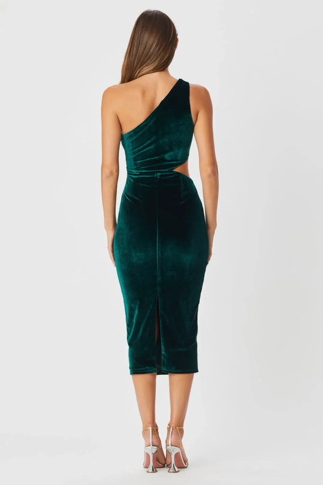 Bianca and Bridgett Riya Emerald Midi Dress Green Size 10 for rent on The Volte - main image