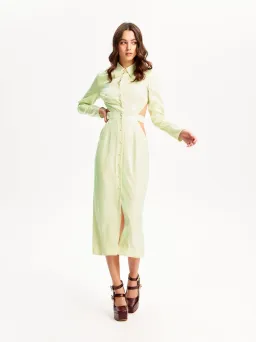 Alice McCall Lime Cream Night Sky Trench Green Size 8 for rent on The Volte - image 2
