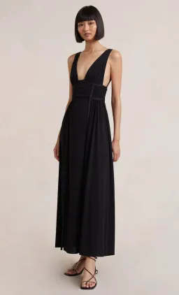 Bec & Bridge Gwen Maxi Dress Black Size 8 for rent on The Volte - image 1