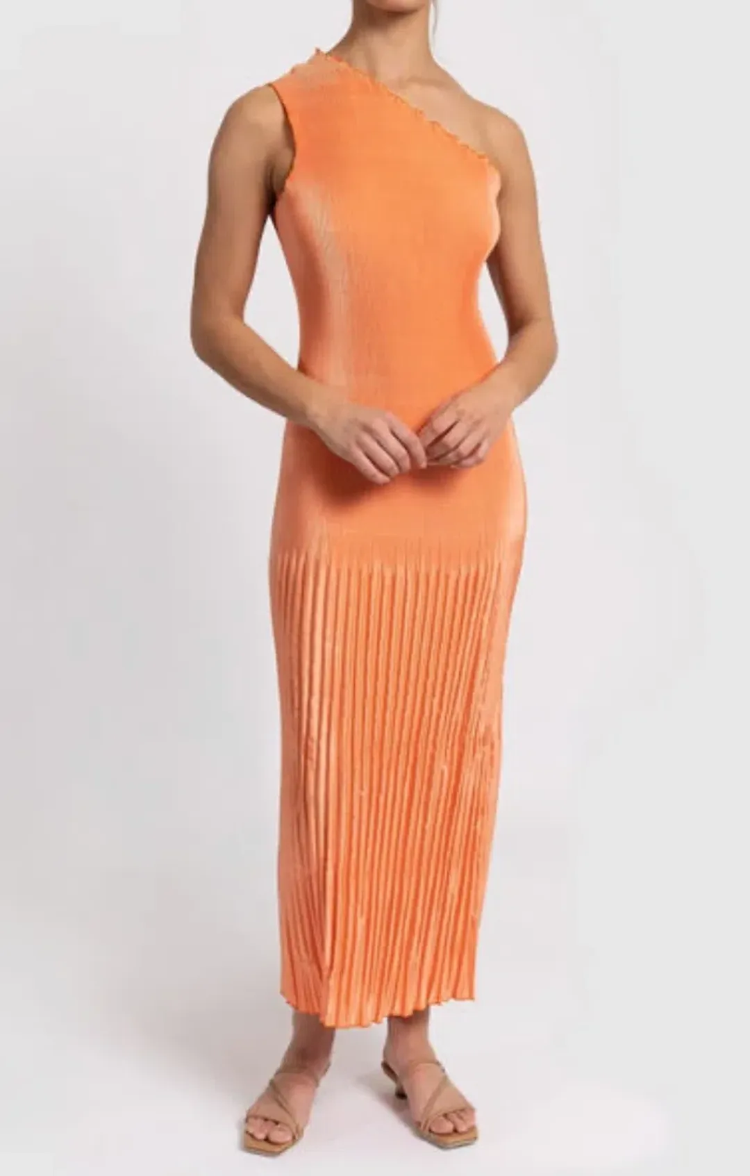 L'Idee Naomi Gown Orange Size 6 for rent on The Volte - main image