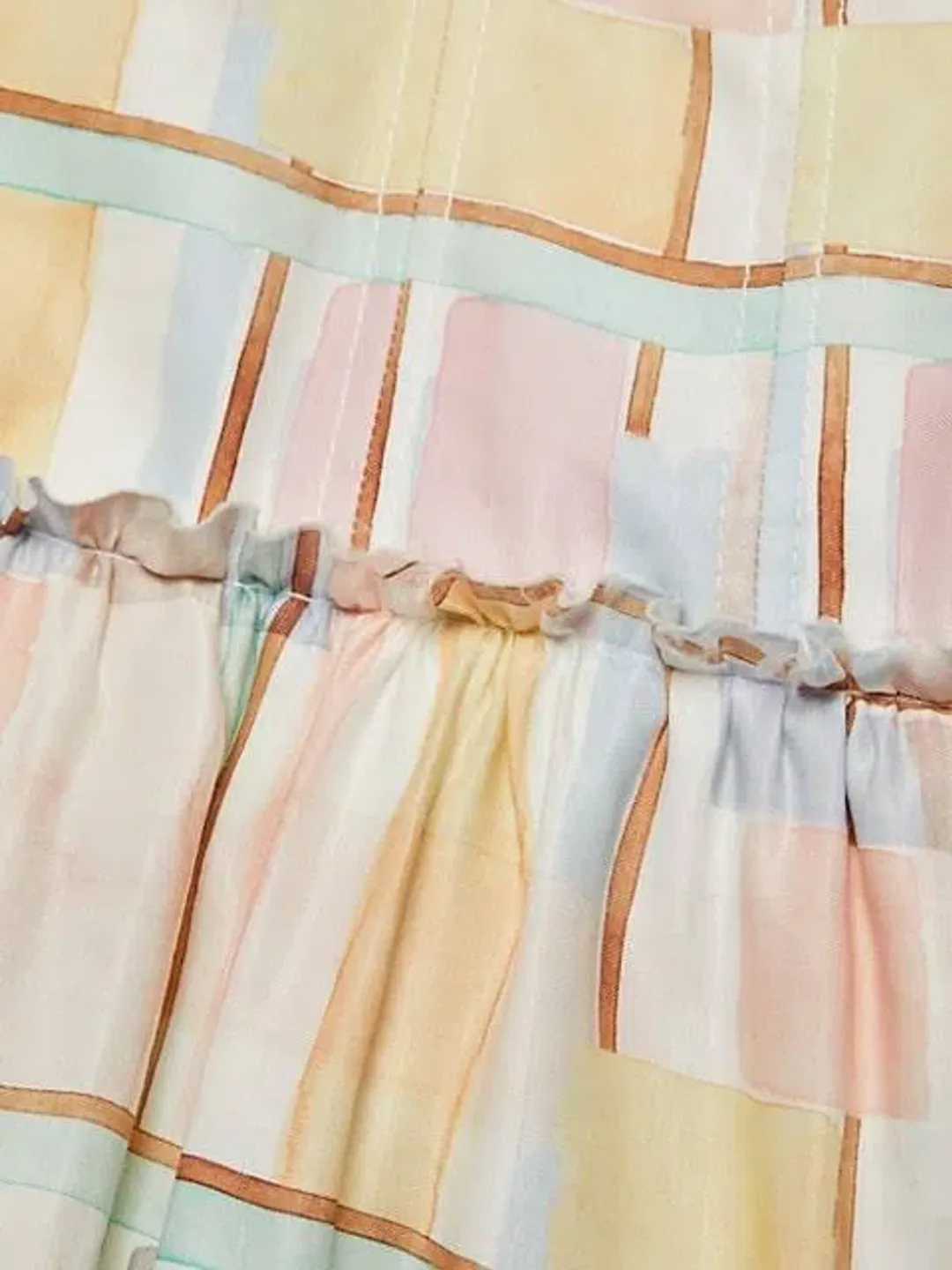 Aje L'Espirit Corset Dress Multi Size 14 for rent on The Volte - main image