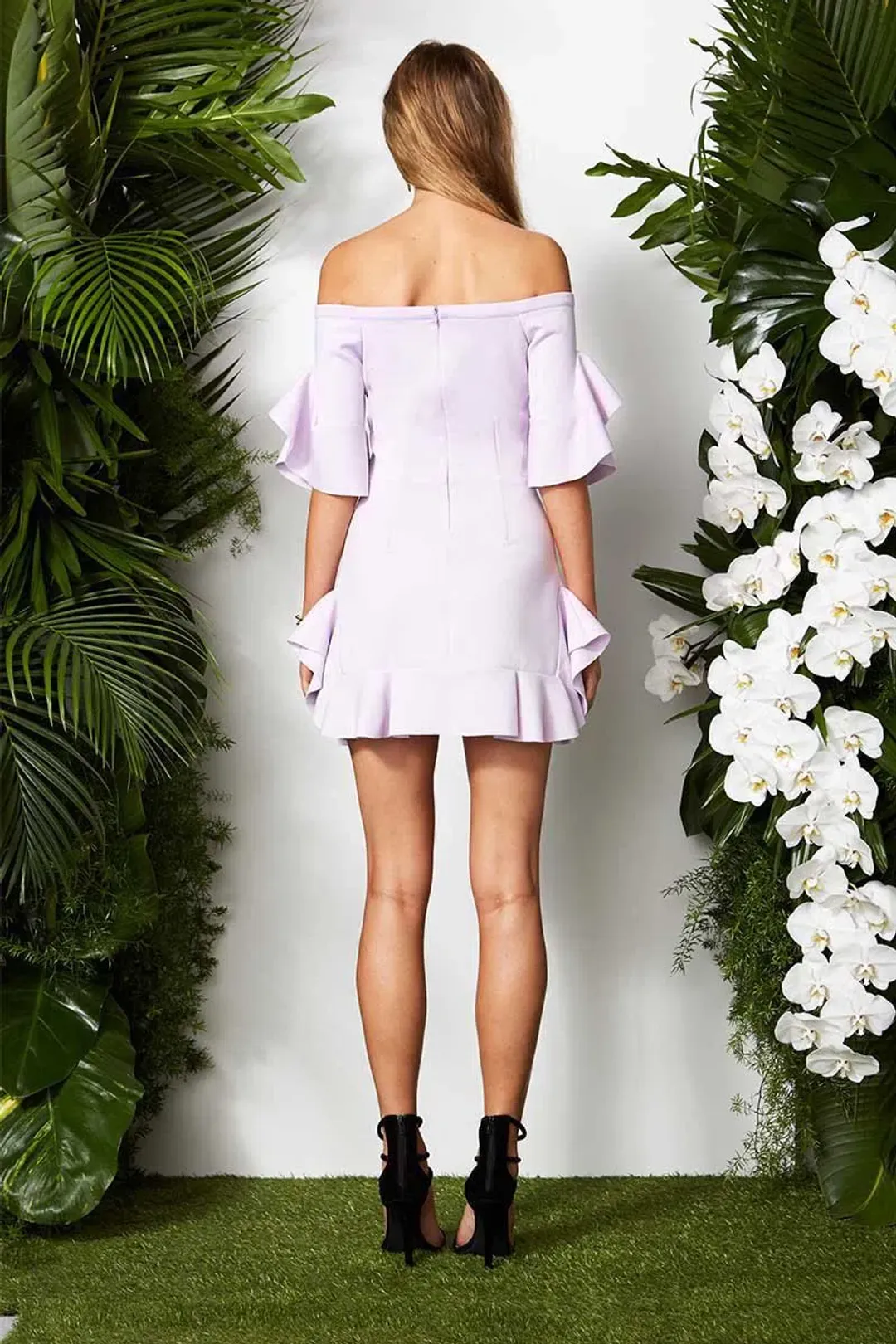 Maurie and Eve Jagger Dress Violet Size 10 for rent on The Volte - main image