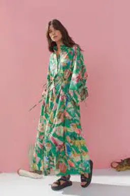 Alemais Arlo Shirt Dress Green Size 14 for rent on The Volte - image 4