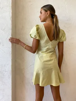 Sir the Label Mason Panelled Mini Dress in Pistachio Green Size 8 for rent on The Volte - image 4