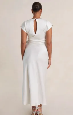 Bec & Bridge The Dreamer Wrap Dress Ivory Size 8 for rent on The Volte - image 3