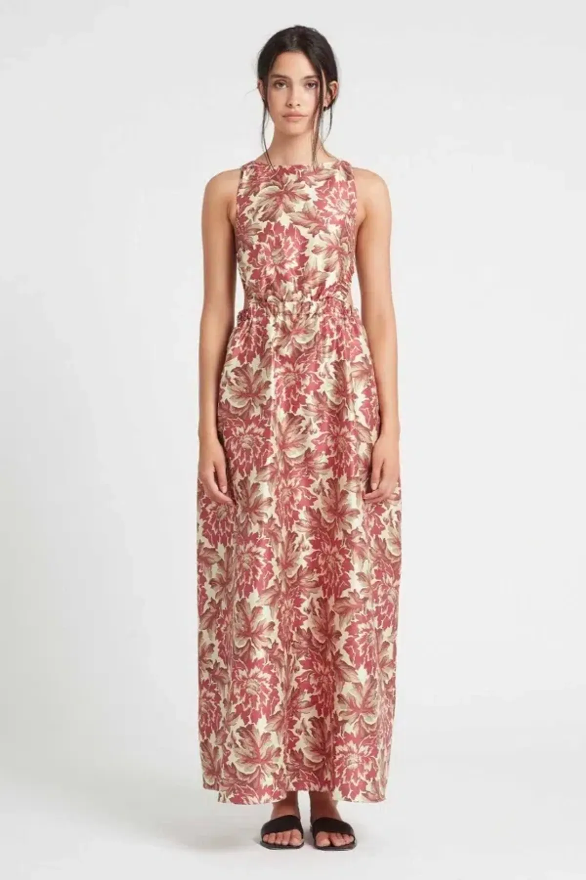Sir the Label Valetta Silk Dress Print Size 1 for rent on The Volte - main image