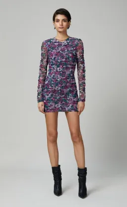 Bec & Bridge Anais Mesh Mini Dress Print Size 8 for rent on The Volte - image 1