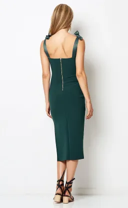 Bec & Bridge Tasha Cut Out Dress Green Size 8 for rent on The Volte - image 3
