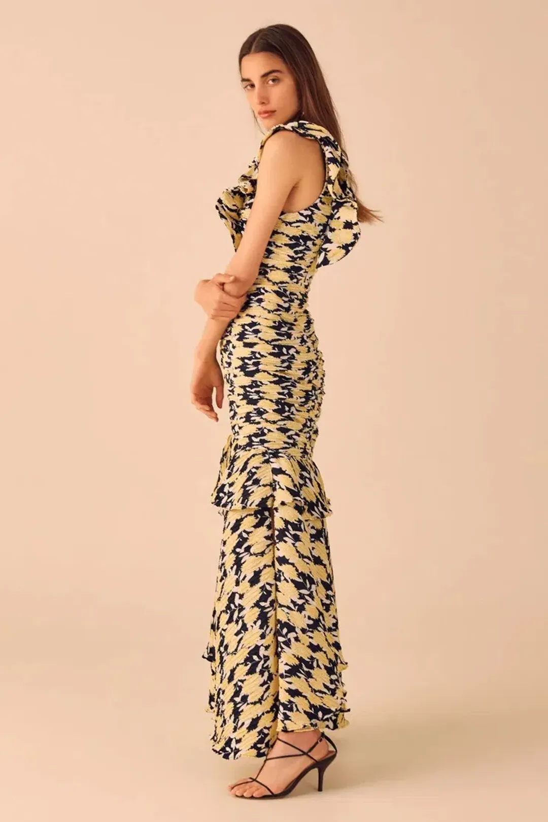 C/MEO Collective Enlight Gown Print Size 8  for rent on The Volte - main image