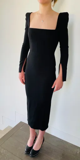 Alex Perry Baird Dress Black Size 4 for rent on The Volte - image 4