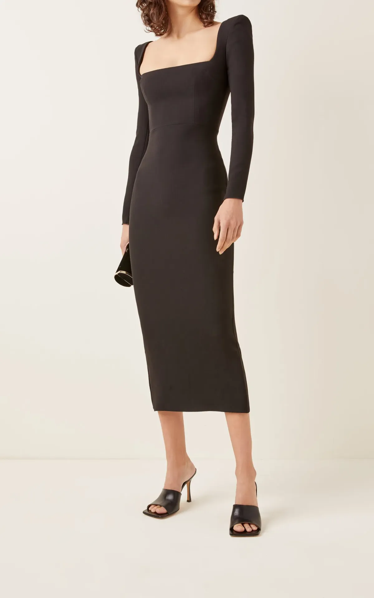 Alex Perry Baird Dress Black Size 4 for rent on The Volte - main image