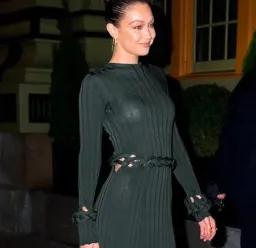 Dion Lee Braid Long Sleeve Reversible Dress Green Size 10 for rent on The Volte - image 3